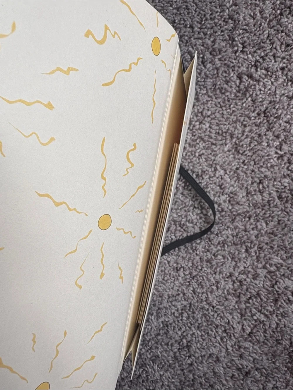 Le Petit Prince Blue Hardcover Notebook with Yellow Airplane Design
